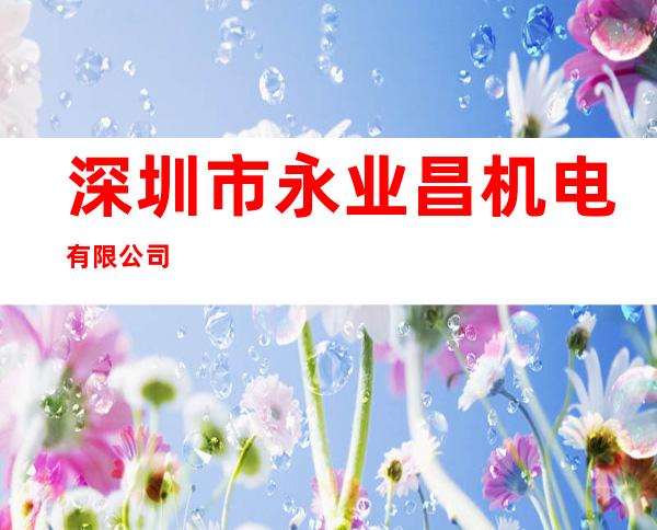 深圳市永业昌机电有限公司